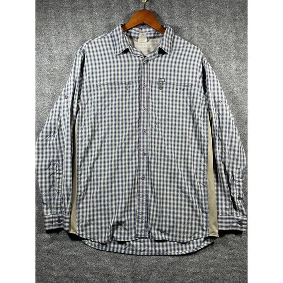 The North Face Other - The North Face Button Up Shirt Men's Large Blue Plaid Longsleeve Vented Outdoor